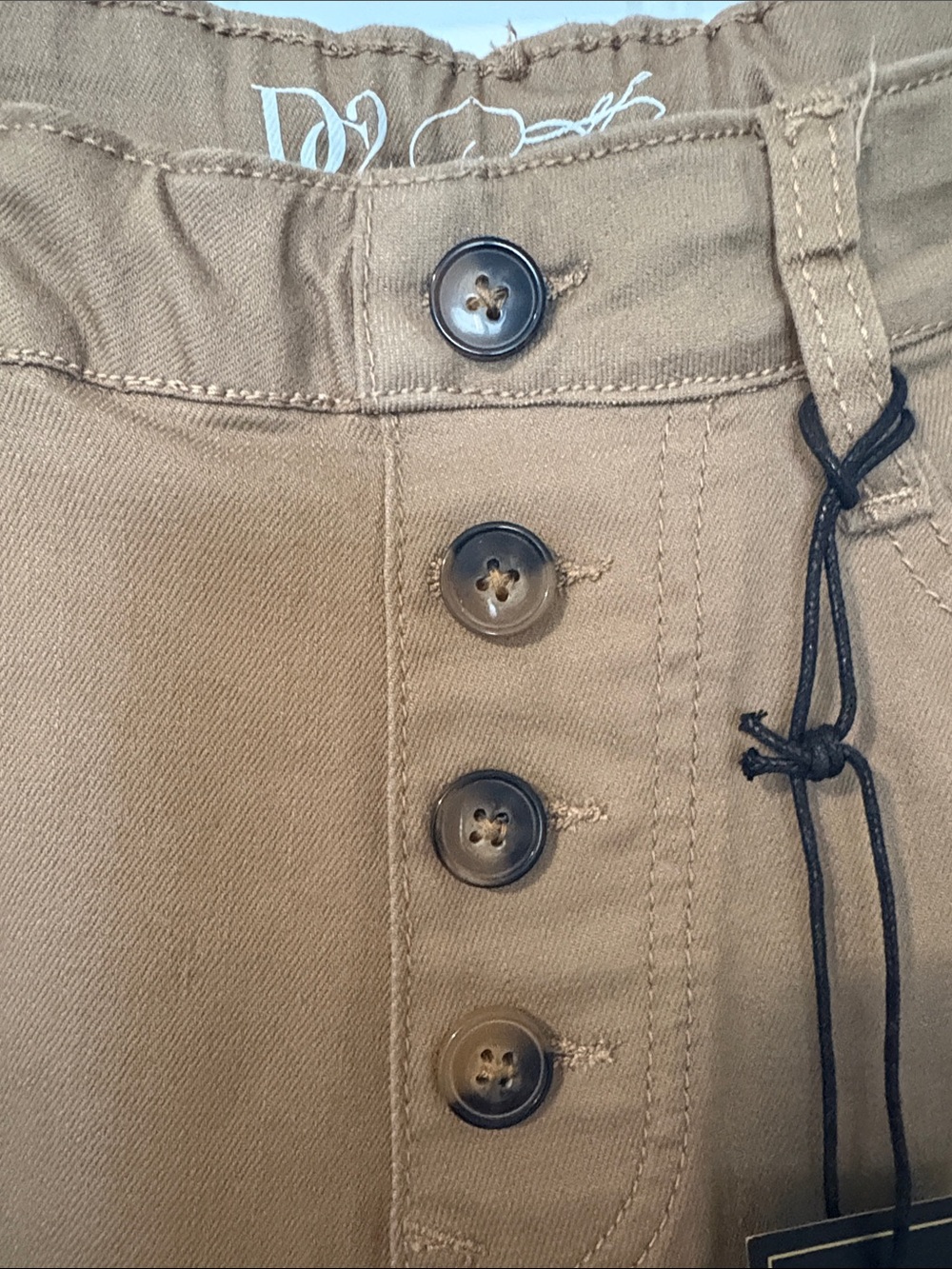 DG2 by Diane Gilman Camel Color Pull On Skinny Jeans